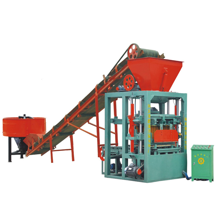 Manual Clay Interlocking Block Making Brick Machine Machinery With QMJ4-26 Wholesale Price