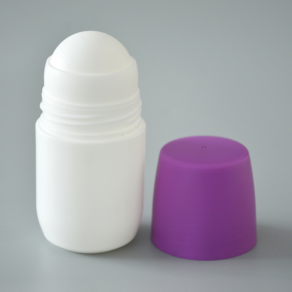 60ml plastic roll on perfume bottle empty deodorant container cosmetic refilled roller ball on bottle