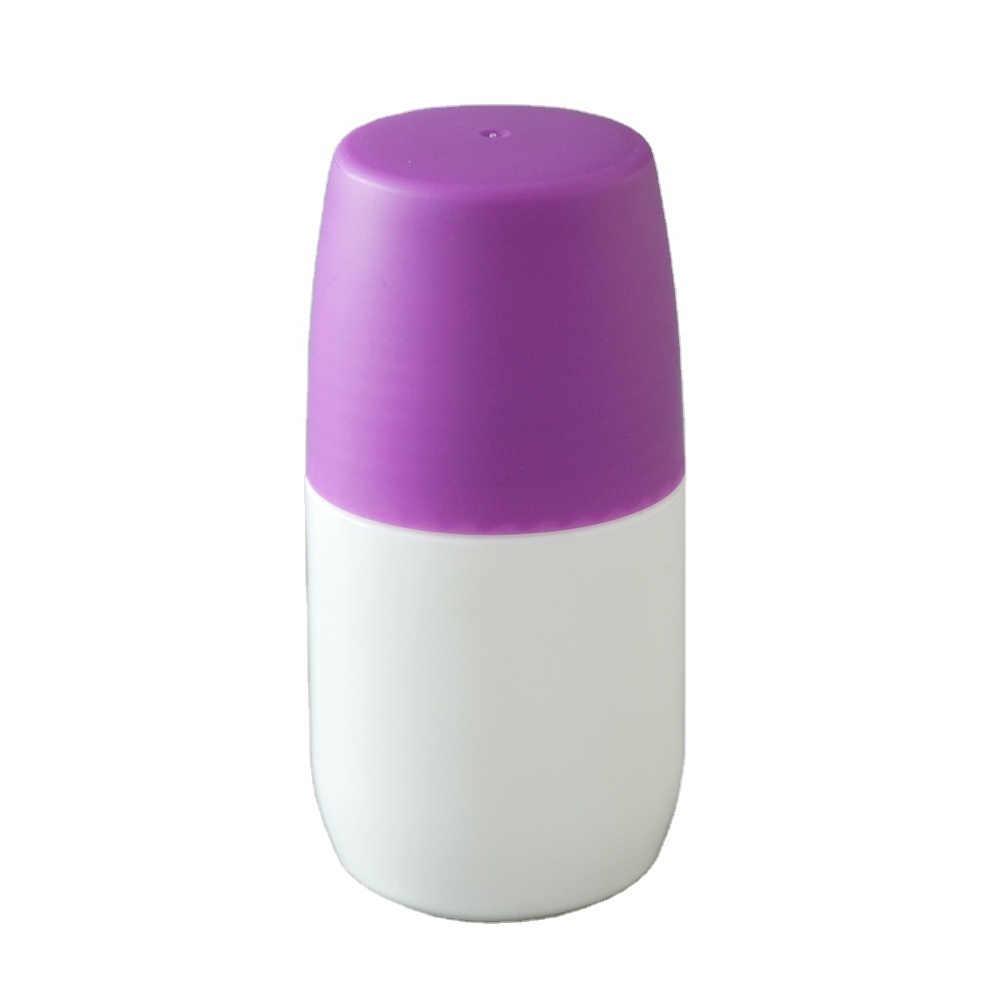 60ml plastic roll on perfume bottle empty deodorant container cosmetic refilled roller ball on bottle