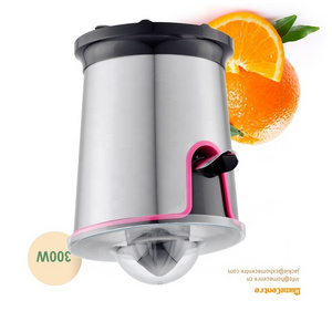 High quality Home use Electric Orange and lemon Citrus Juicer Stainless steel with powerful 300W