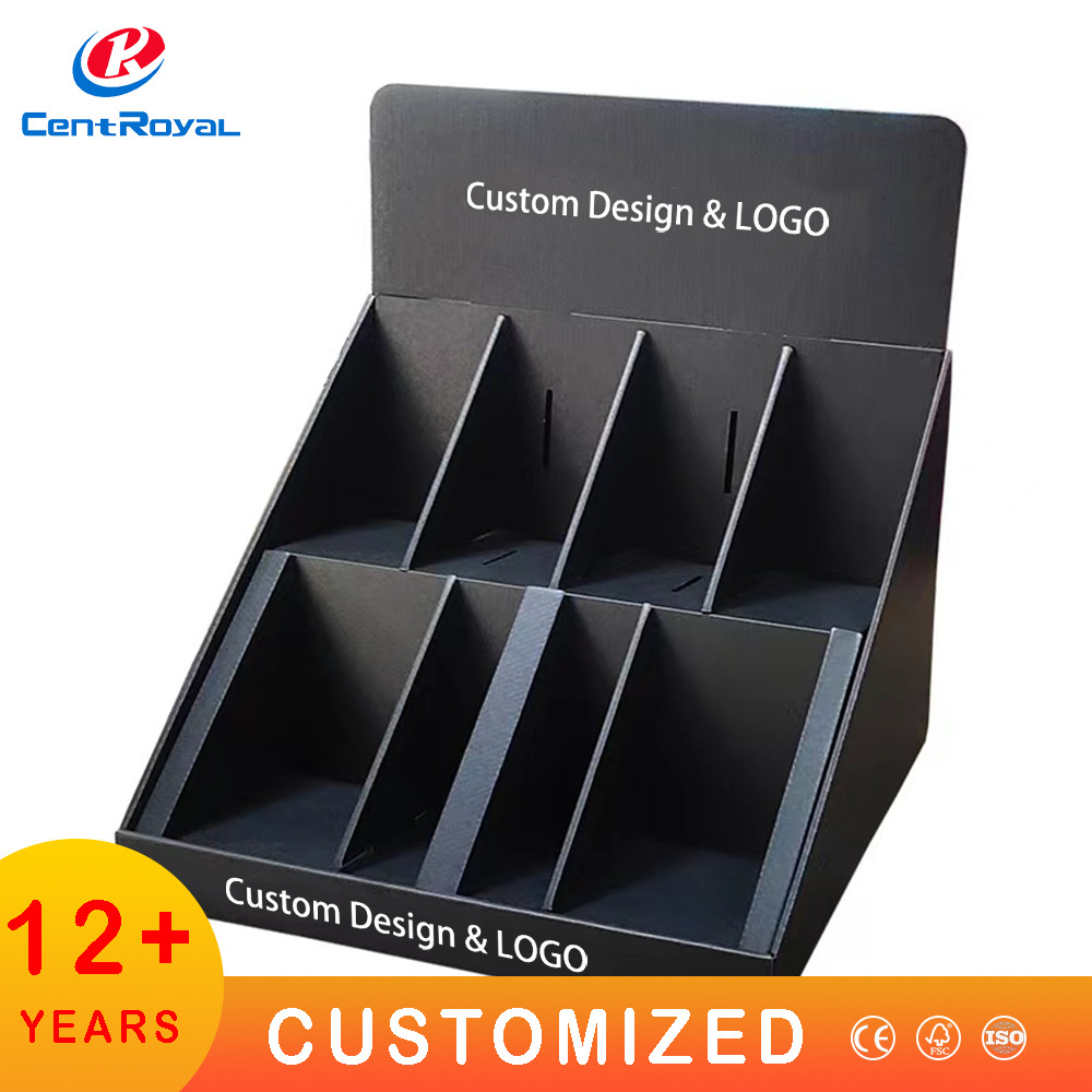 Custom Display Box Cardboard Paper Table Pop Display Stand Chocolate Paper Desk makeup counter PDQ Counter Show Stand