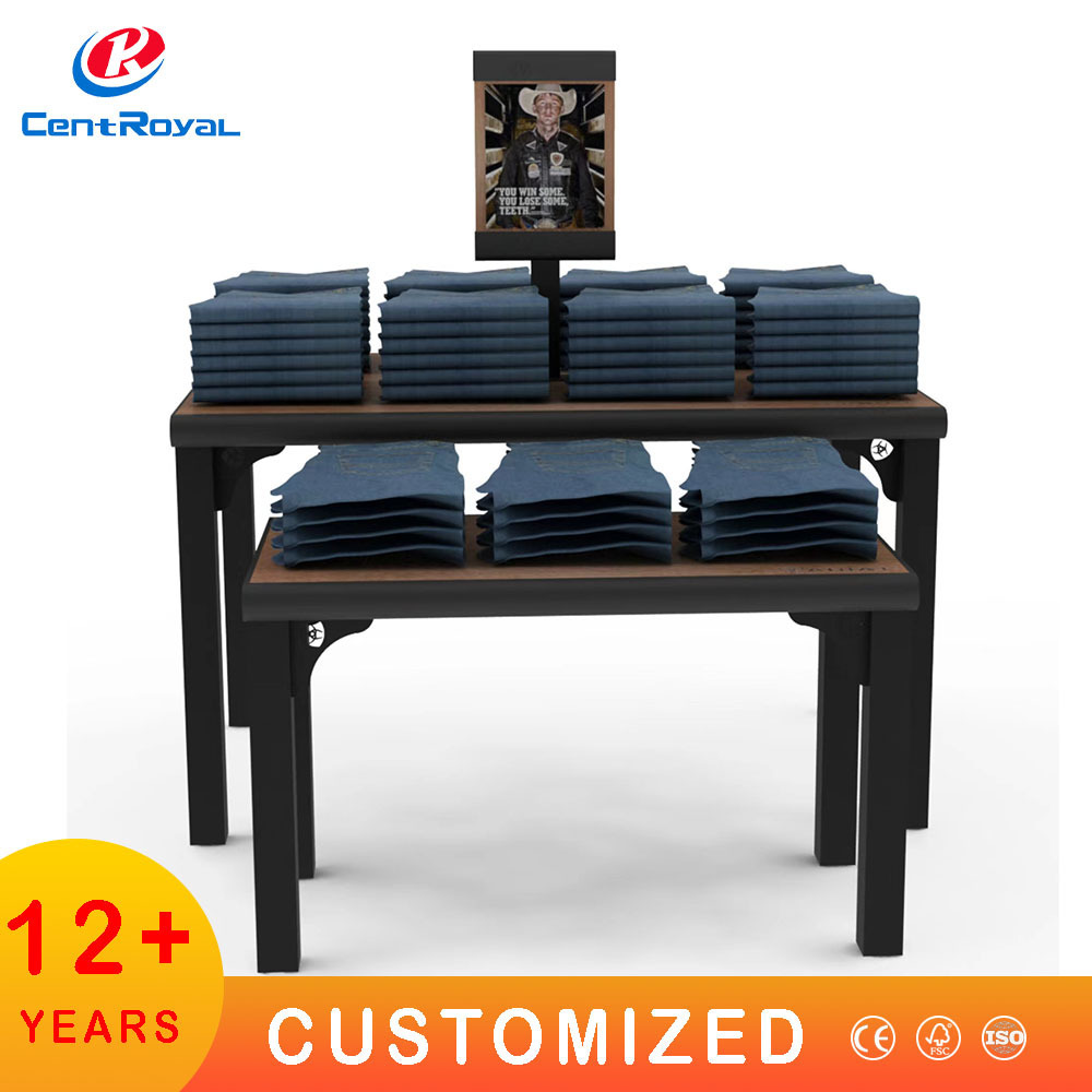 Pants Jeans Display Floor Stand Custom Clothing Racks T Shirt Display Stands Clothes Display Rack Clothing Rack for Store