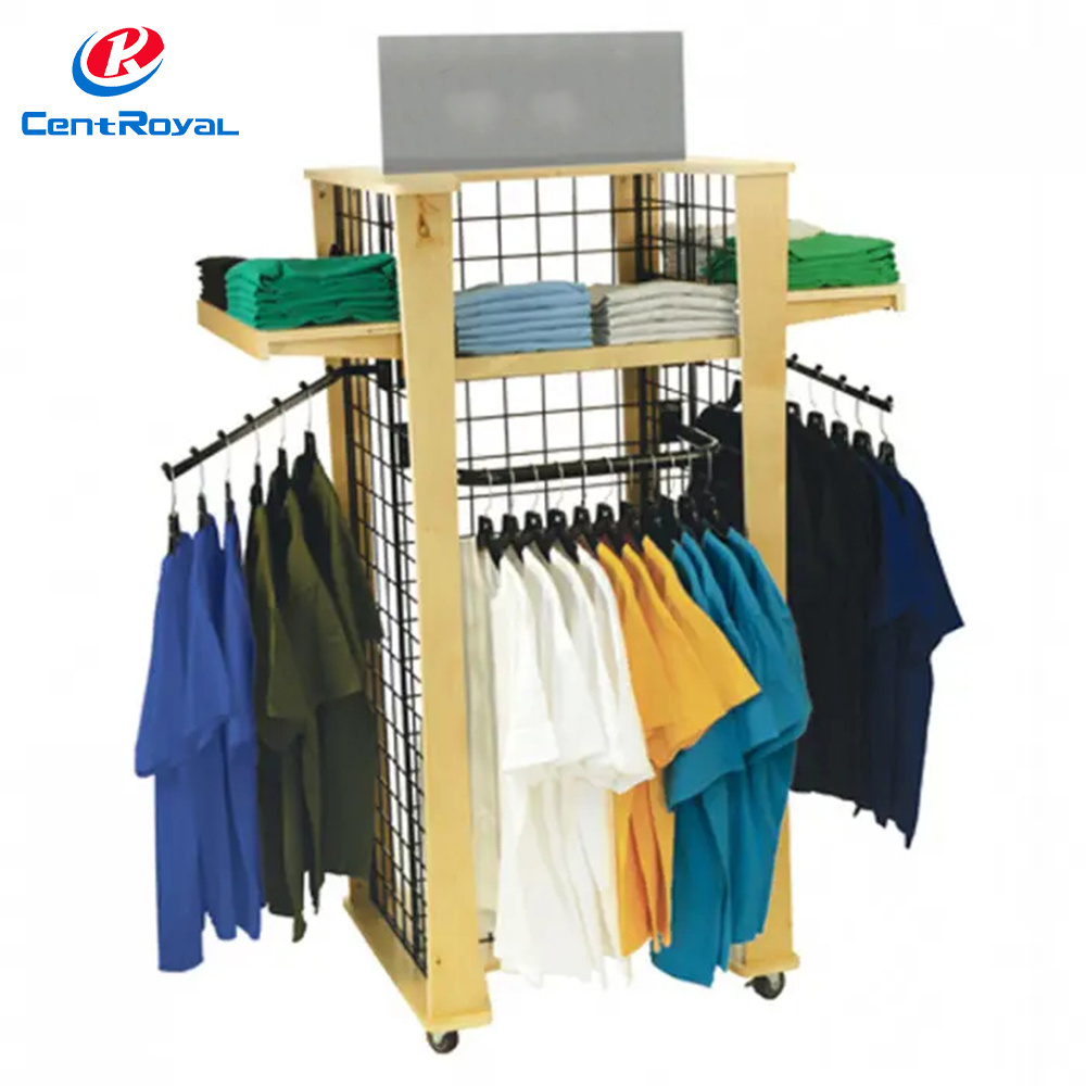 Custom Retail Stand Metal Clothes Hanging Floor Display Wholesale Costume Racks Stand Clothes Display Racks Pants Display Racks