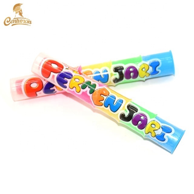 Wholesale Colorful Finger Shape Hard Candy Toys Lollipop For Kids