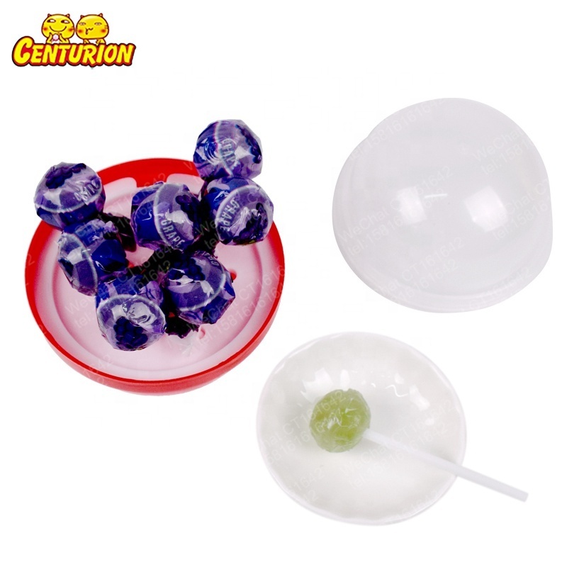 Wholesale inside halal multicolour mini fruit flavour stick lollipop candy giant plastic big bom lollipop toy