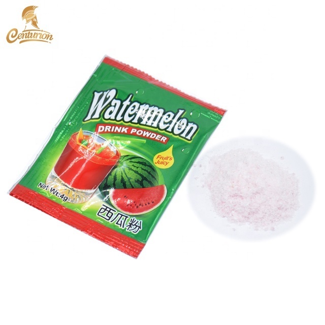 4g bag packaging various sweet fruit flavor instant drink powder