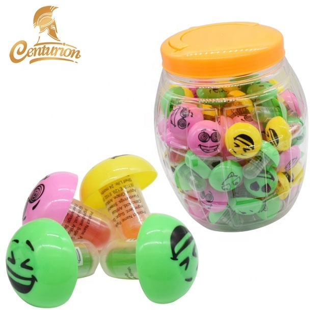 Colorful Cartoon Emoticon Nipple Shaped Fruit Flavor Pacifier Hard Candy Sweet