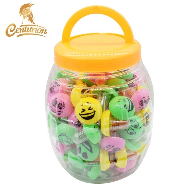 Colorful Cartoon Emoticon Nipple Shaped Fruit Flavor Pacifier Hard Candy Sweet