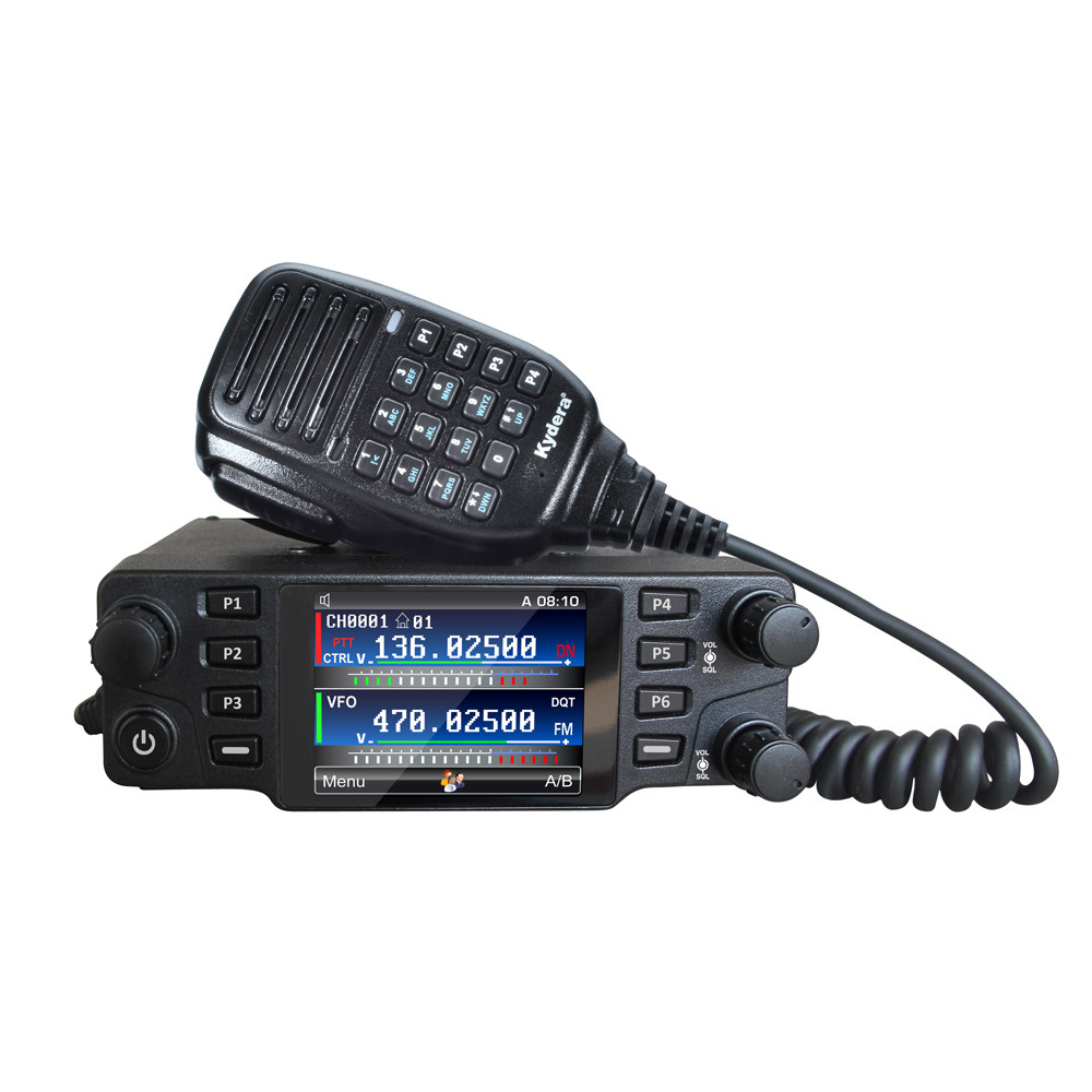 Kydera mobile radio Dual Band Dual- core  CDR-700UUV UHF VHF DMR ham two way radio with cross band muti-repeater models