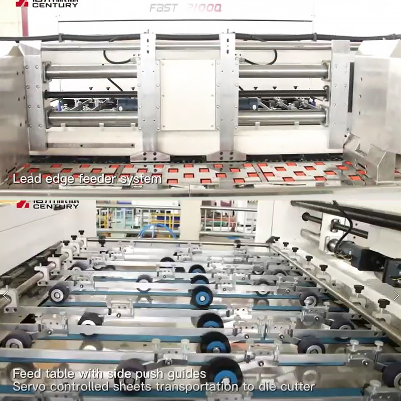 Used paper cutting machine guillotine paper cutter MWZ1670Q die cutter machine and flexo printer slotter die cutter machine