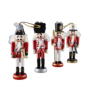 Wholesale customization wooden soldier nutcracker for christmas decoration pendant gifts