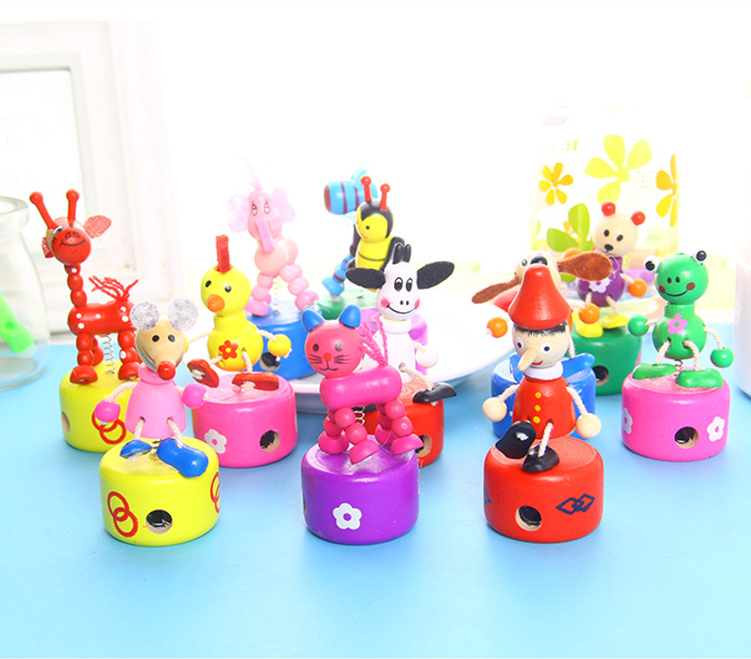 funny mini animal wooden children pencil sharpener for kids