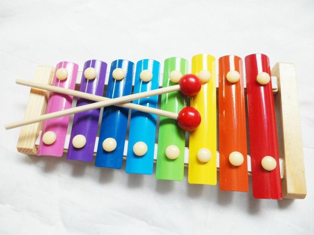 EN71 Wooden xylophone Music instrument set for Kids