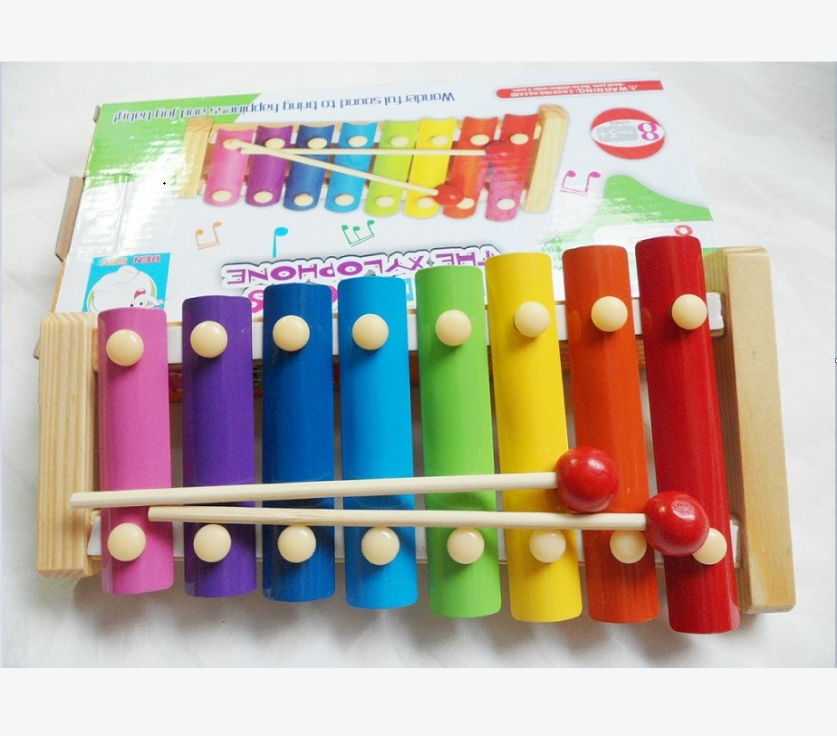 EN71 Wooden xylophone Music instrument set for Kids