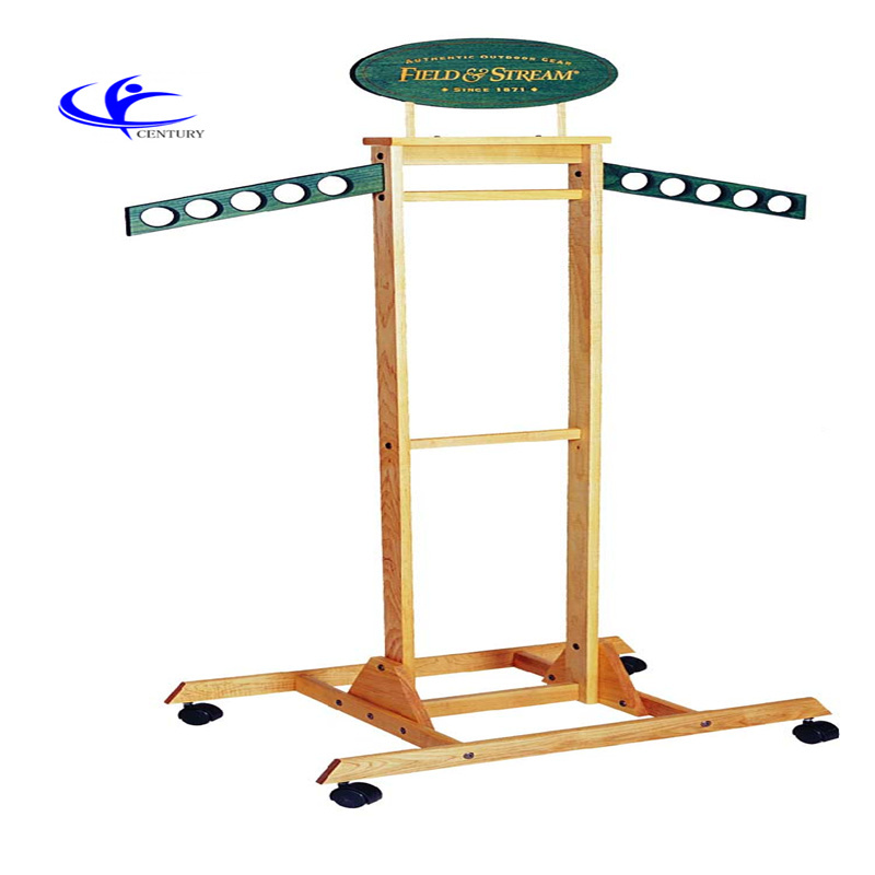 Stand hanger clothing shops display stands display accessories belt cloth rack table cloth wood retail clothing display stand