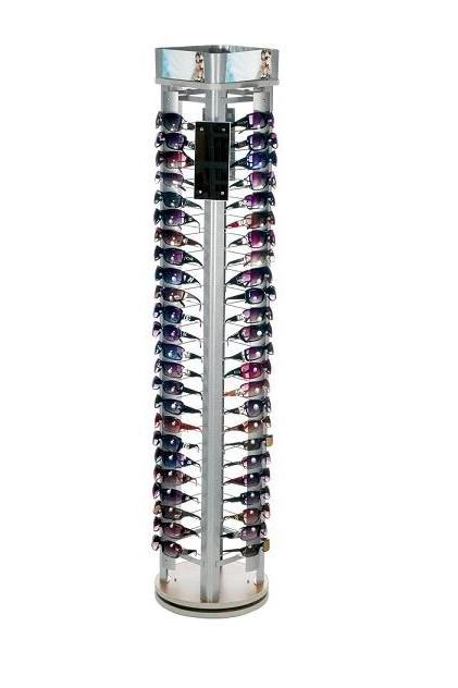 Fashion sunglasses newest 2020 floor rack rotating eyeglasses shades sunglasses women sun glasses sunglasses metal display stand