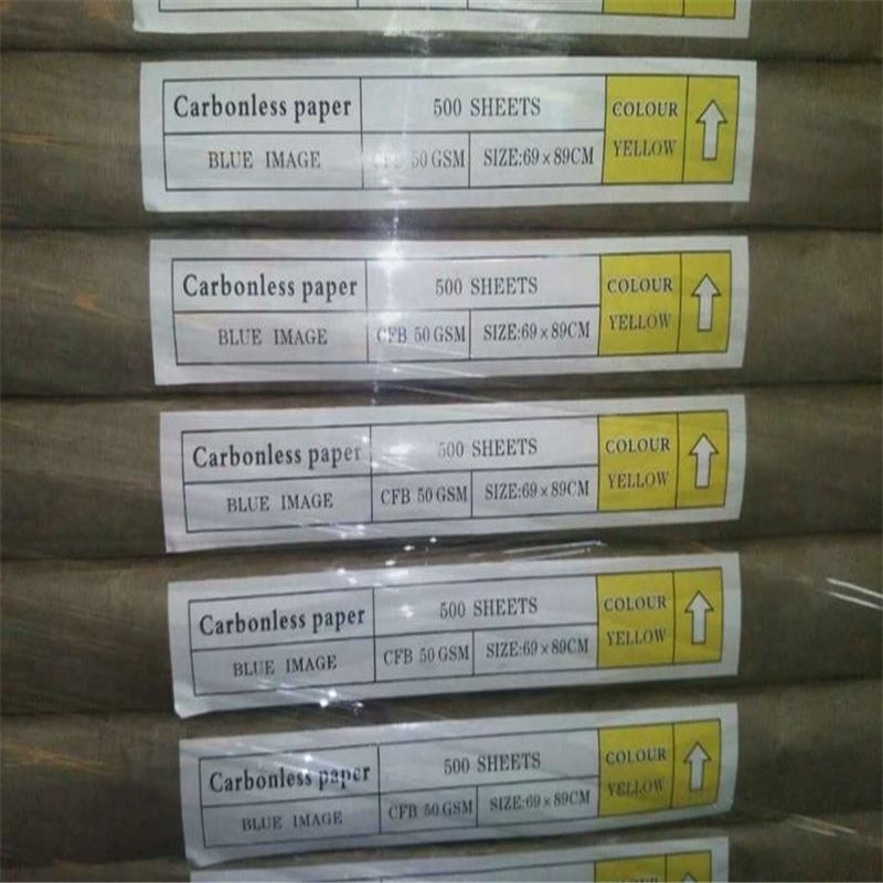 Chinese supplier carbonless paper 2 ply roll continuous printing NCR paper