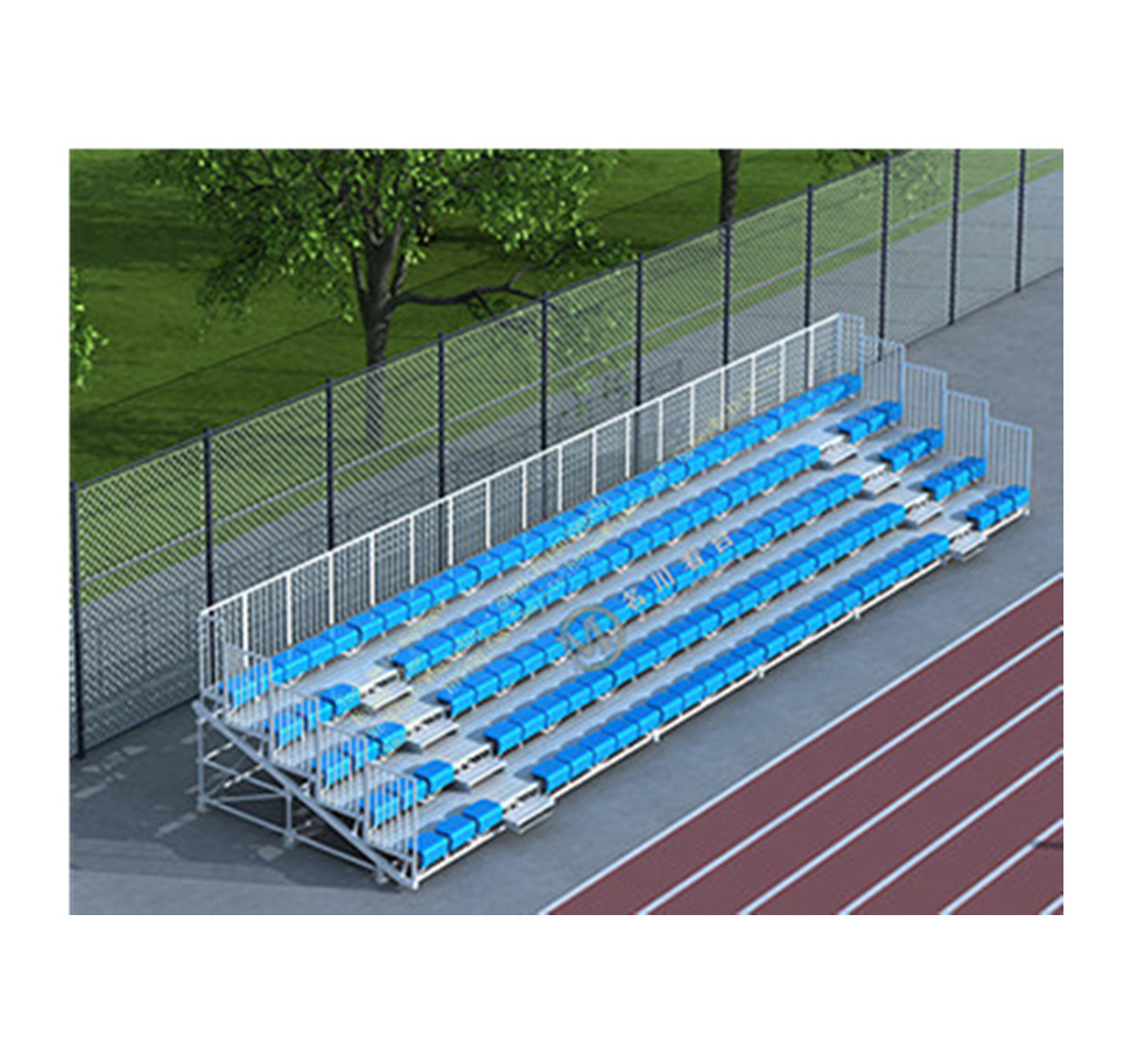 Low Rise Aluminum Tribuna Metal Structure Bleachers Match Football Stadium Seats Steel Grandstands for Sale