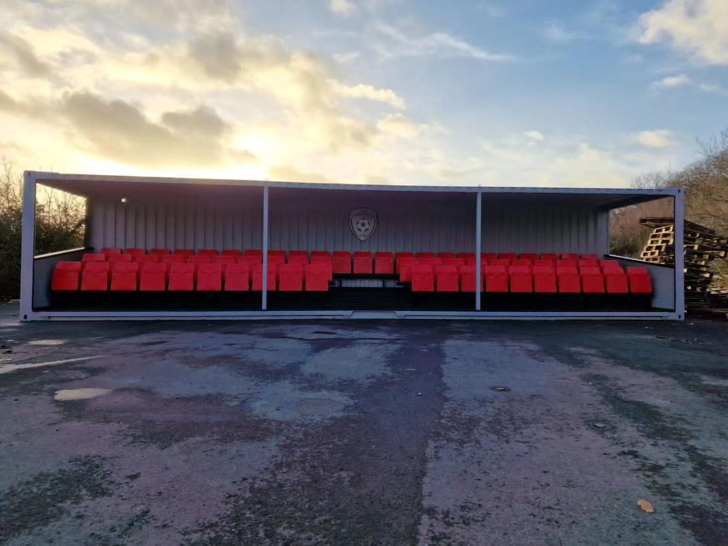 Quick Assembly temporary stand demountable sports grandstand stadium seats for events