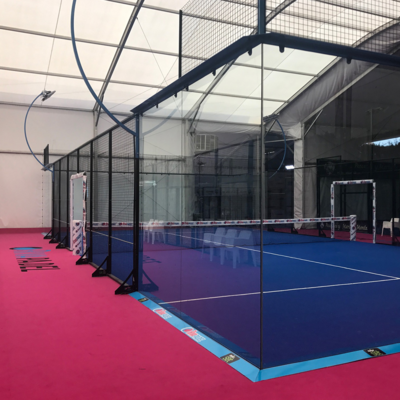 2024 New Design Court Padel Paddle Court Supplier Padel Court Panoramic Complete Padel Fields Padle Tennis