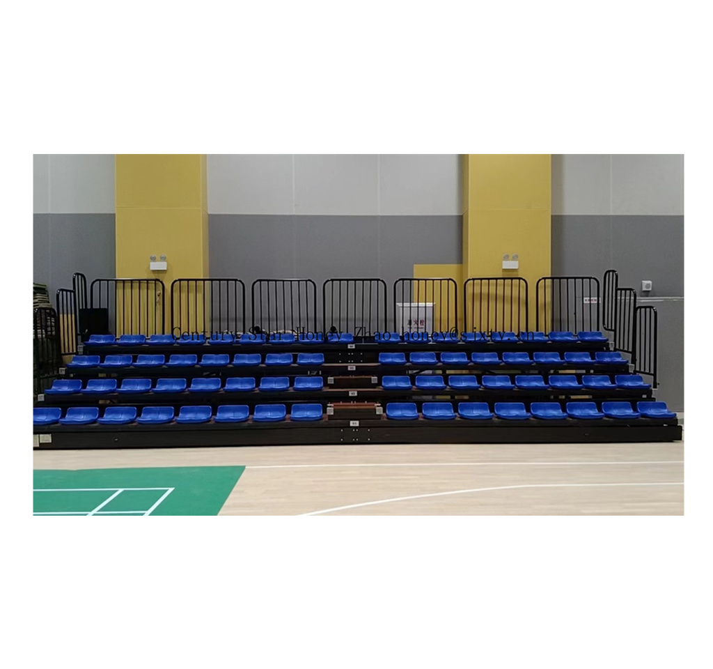 Low Rise Aluminum Tribuna Metal Structure Bleachers Match Football Stadium Seats Steel Grandstands for Sale