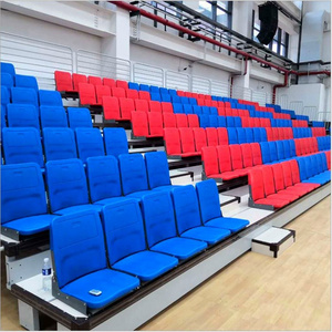 Outdoor Stadium  Flap Chair telescopic bleachers metal movable grandstand Seat  for basketball stadium