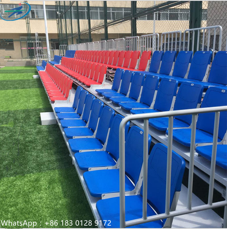 Outdoor telescopic grandstand Football Field Stadium  Seat fixed Bleachers Seat Indoor portable movable Stands Seating