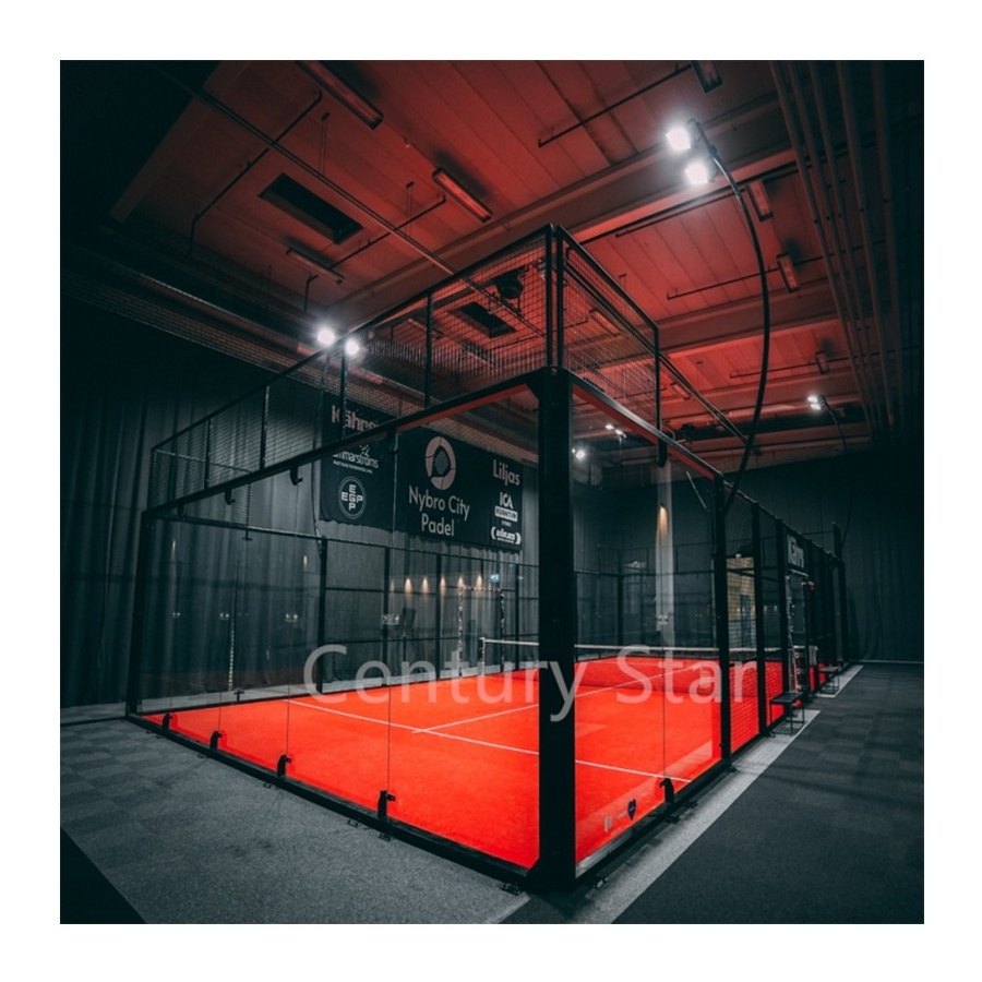 Panorama/Classic Padel Tennis Court portable padel court With Other Accessories