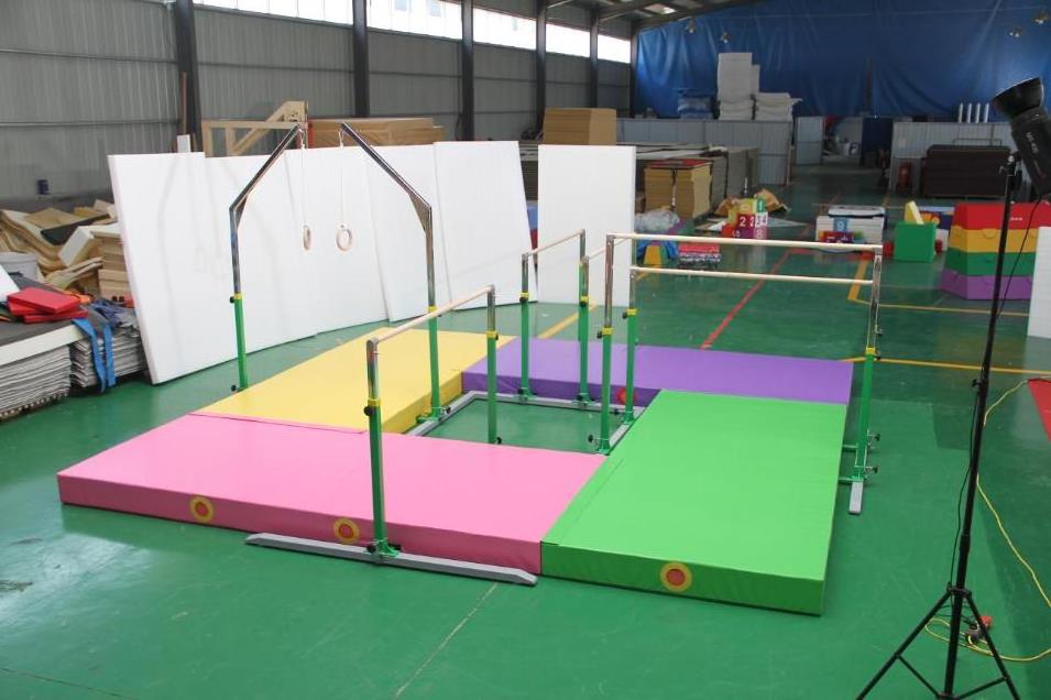 2019 hot sale outdoor or indoor playground gymnastics uneven bars factory parallel bars for competition training horizontal bars