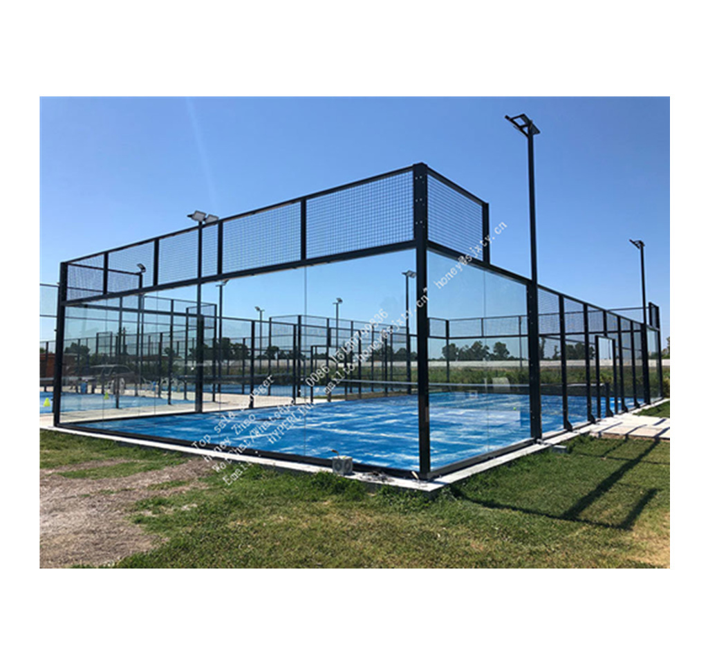 China Suppliers Led Light Indoor/Outdoor Paddle Tennis Court Artificial Grass For Sale