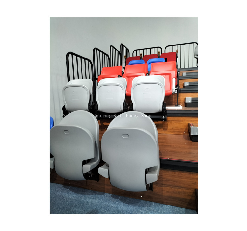 4 rows 20 seating folding stadium seats bleachers soft grandstand chairs