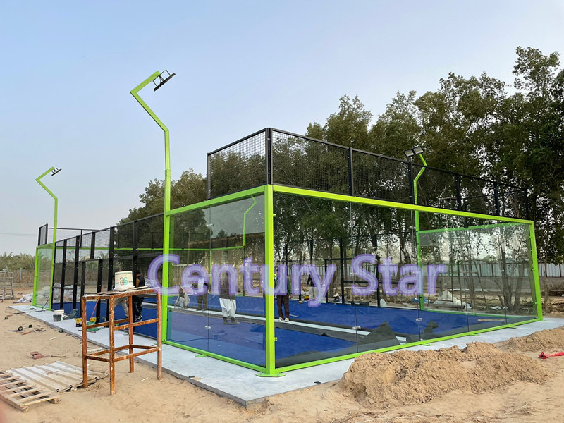 Indoor Paddle Tennis Court Portable Padel Court Padel Fields Cancha De Padel