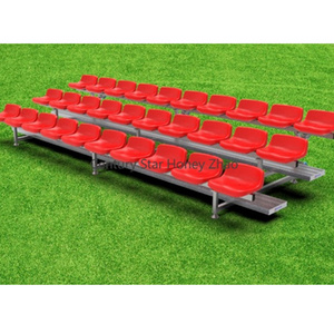 Low Rise Aluminum Tribuna Metal Structure Bleachers Match Football Stadium Seats Steel Grandstands for Sale