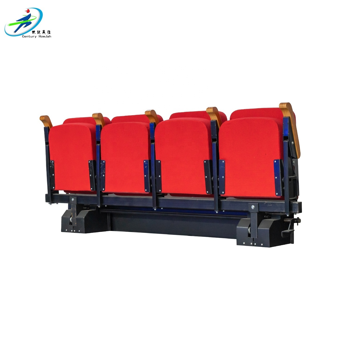 Sports Venues Modern Manufacturer Sale Cheap Theater Seats Customize Commercial Furniture Plastic Seat Food Chair Plastic Tray