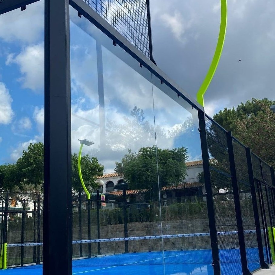 2024 New Design Court Padel Paddle Court Supplier Padel Court Panoramic Complete Padel Fields Padle Tennis