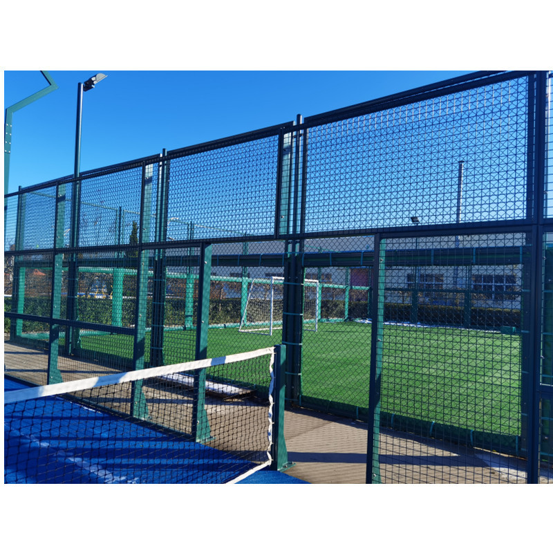 2022 Customized Court Panoramic Single Padel Tennis Court Outdoor 6X20M Padel Court Cover For Sale