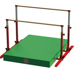 2019 hot sale indoor playground gymnastics uneven bars factory Horizontal bars with Mat for Children for sale