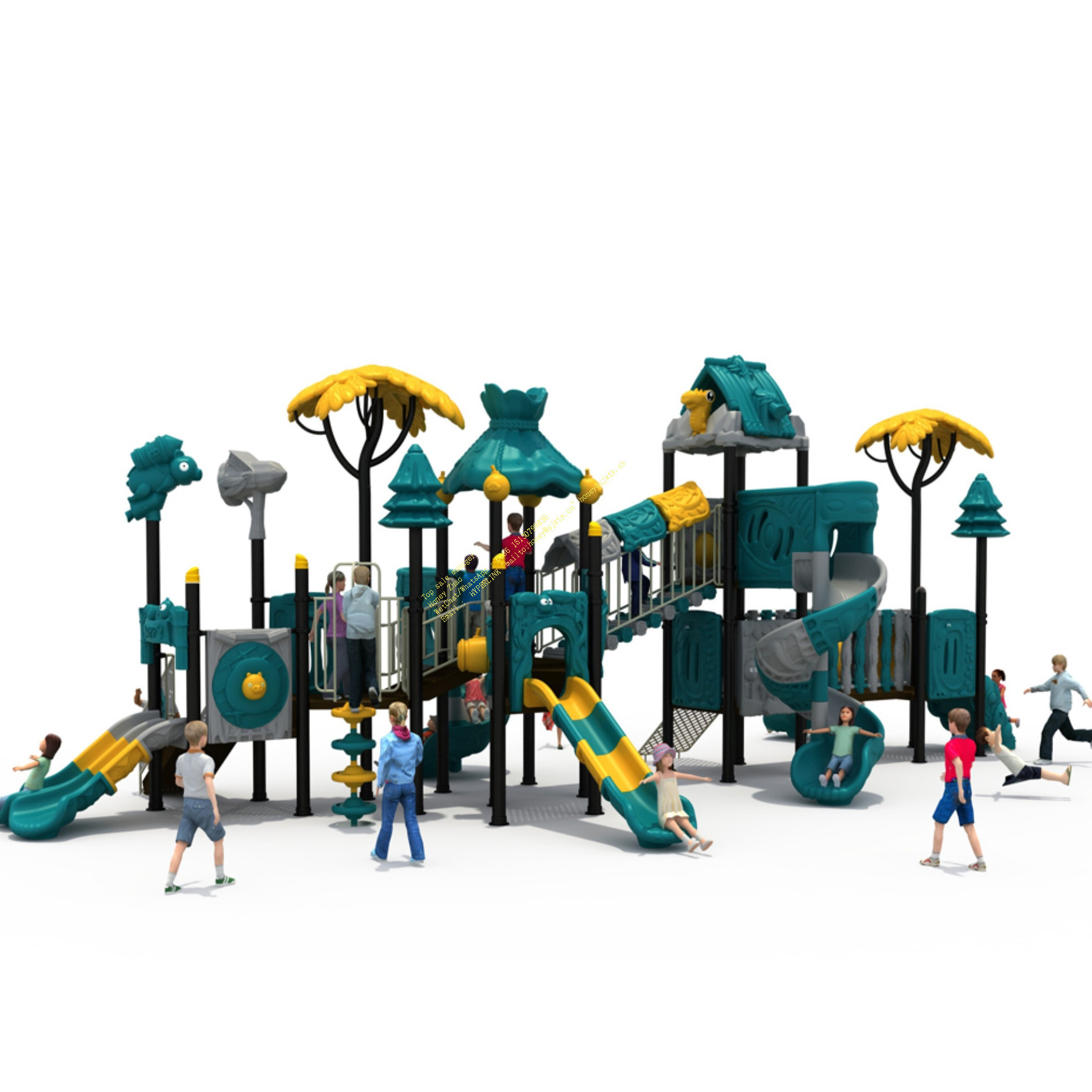 Indoor playground house cheap with ball pit,indoor kids playground slide wooden jungle gym