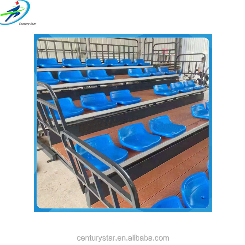 Basketball Court Bleachers Bleacher Chairs Stadium Seats Outdoor Folding Stadium Adjustable Bleacher Seats