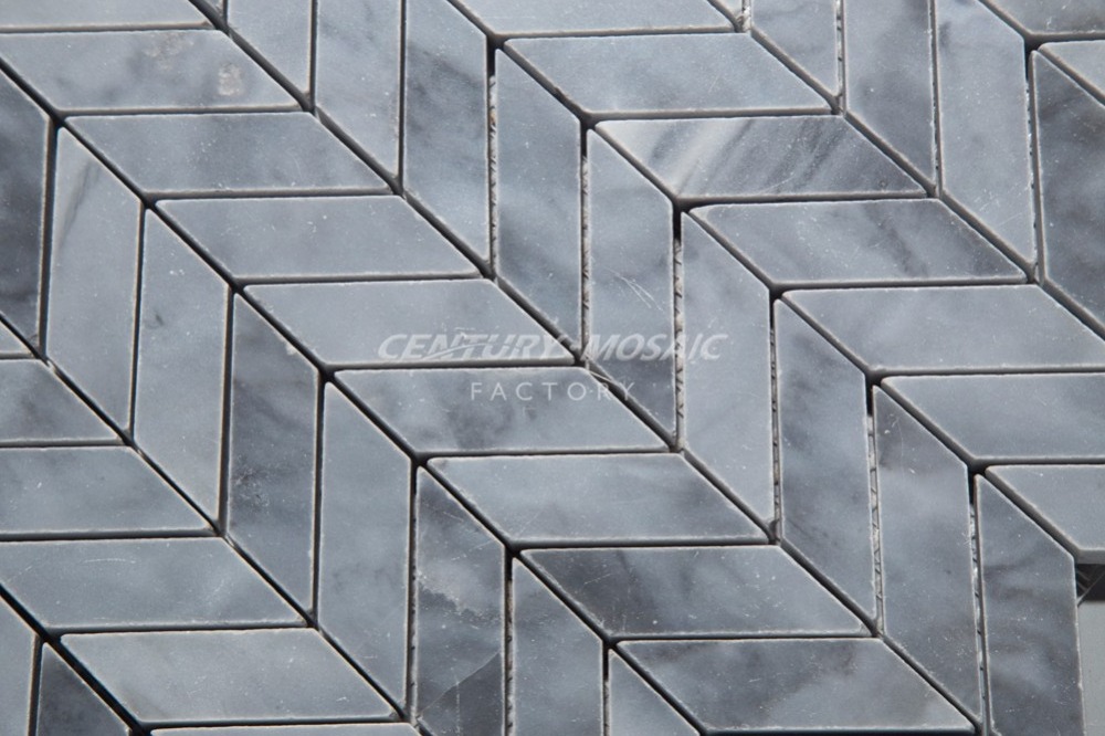 milano grey marble chevron mosaic tile for kitchen wall tile