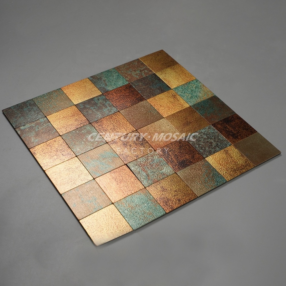 High Quality Kitchen Backsplash Peel and Stick Mosaic Self Adhesive Wall Tile PVC Vinyl Bathroom Mosaic