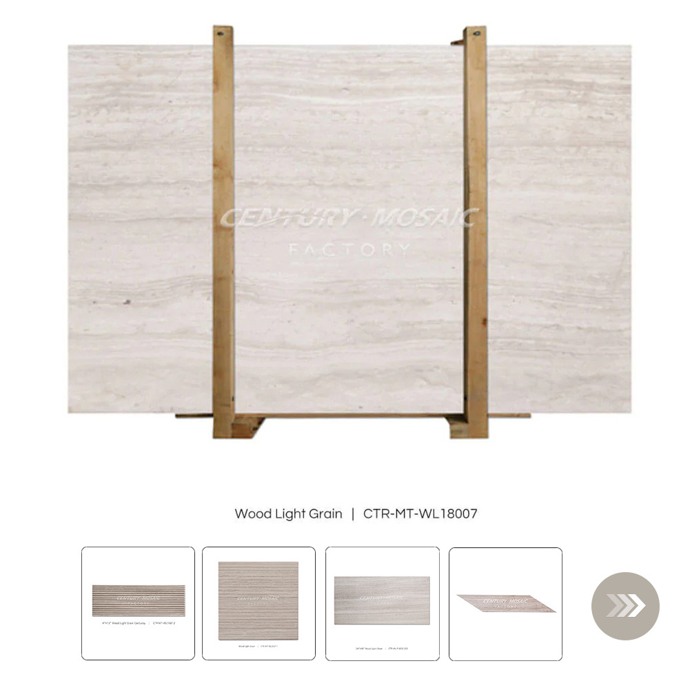 Centurymosaic Wholesale Natural Stone Polished Tongass Wood Grain Marble Tile Kitchen Backsplash