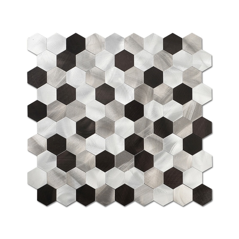 Century Mosaic Factory Wholesale Self Adhesive Tile Peel and Stick Backsplash Sticker Tile Hexagon Mosaic Collection