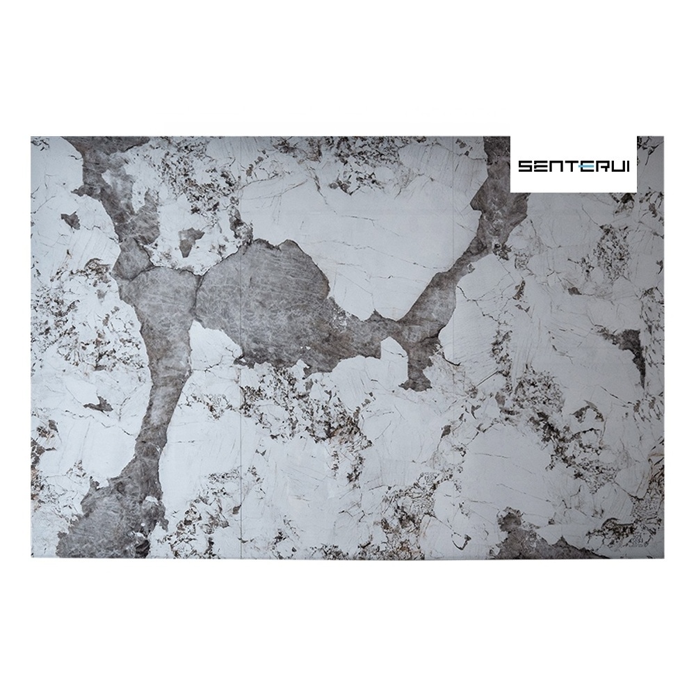 Centurymosaic Wholesale Polished White Countertop Large Size Sintered Stone Slab Artificial Sintered Stone Countertop