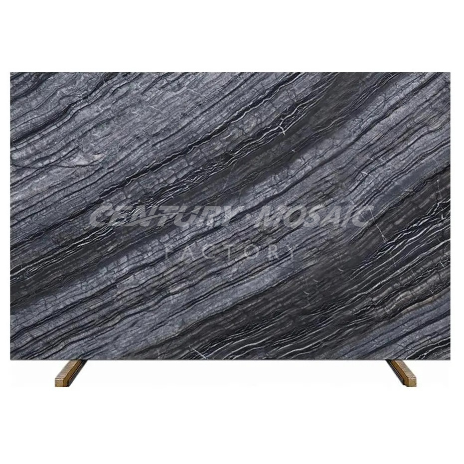 Centurymosaic Wholesale Natural Stone Polished Tongass Wood Grain Marble Tile Kitchen Backsplash