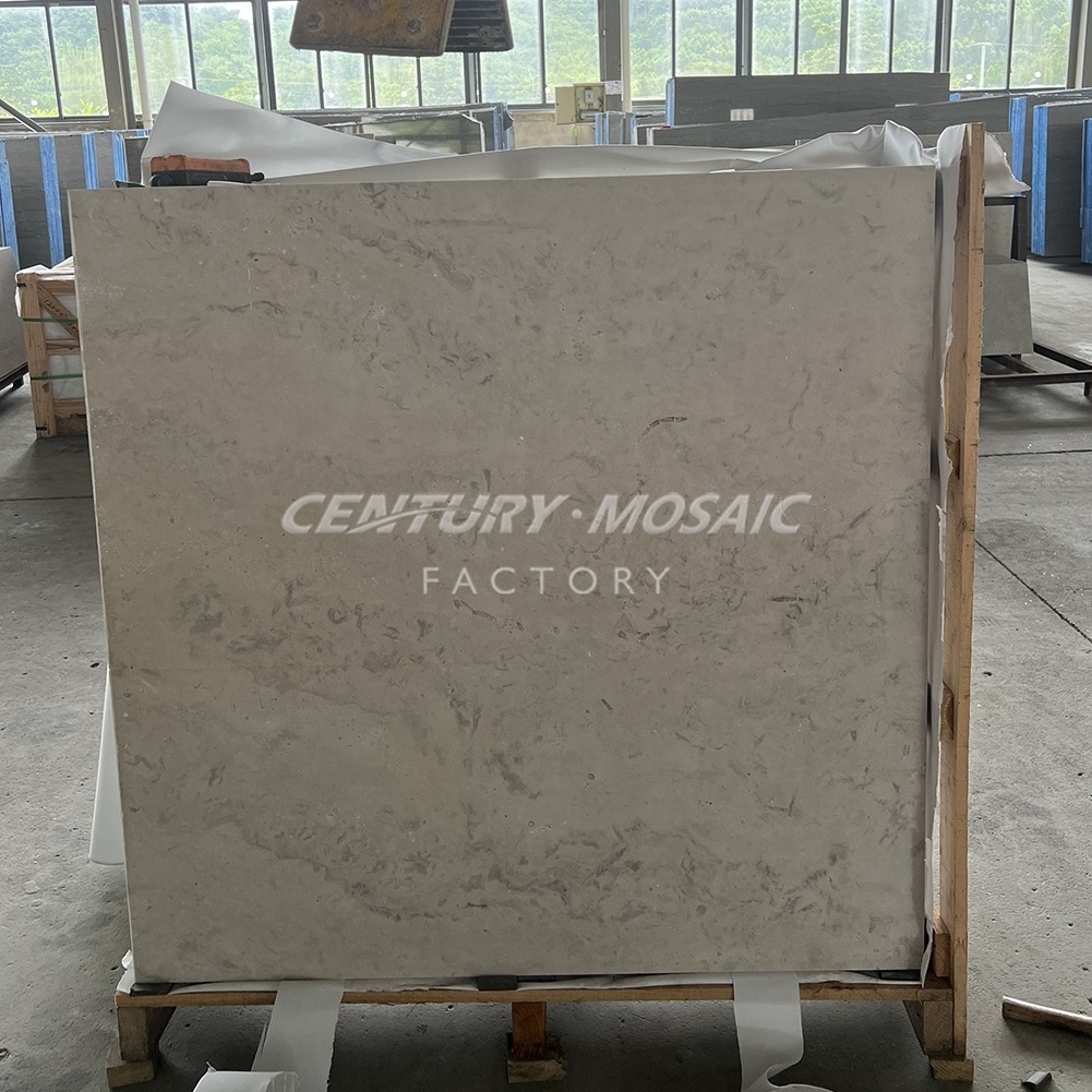 Century Mosaic Travertine Tile 1200*1200 Light Beige Stone 48x48 Lvory Travertine Tile Flooring