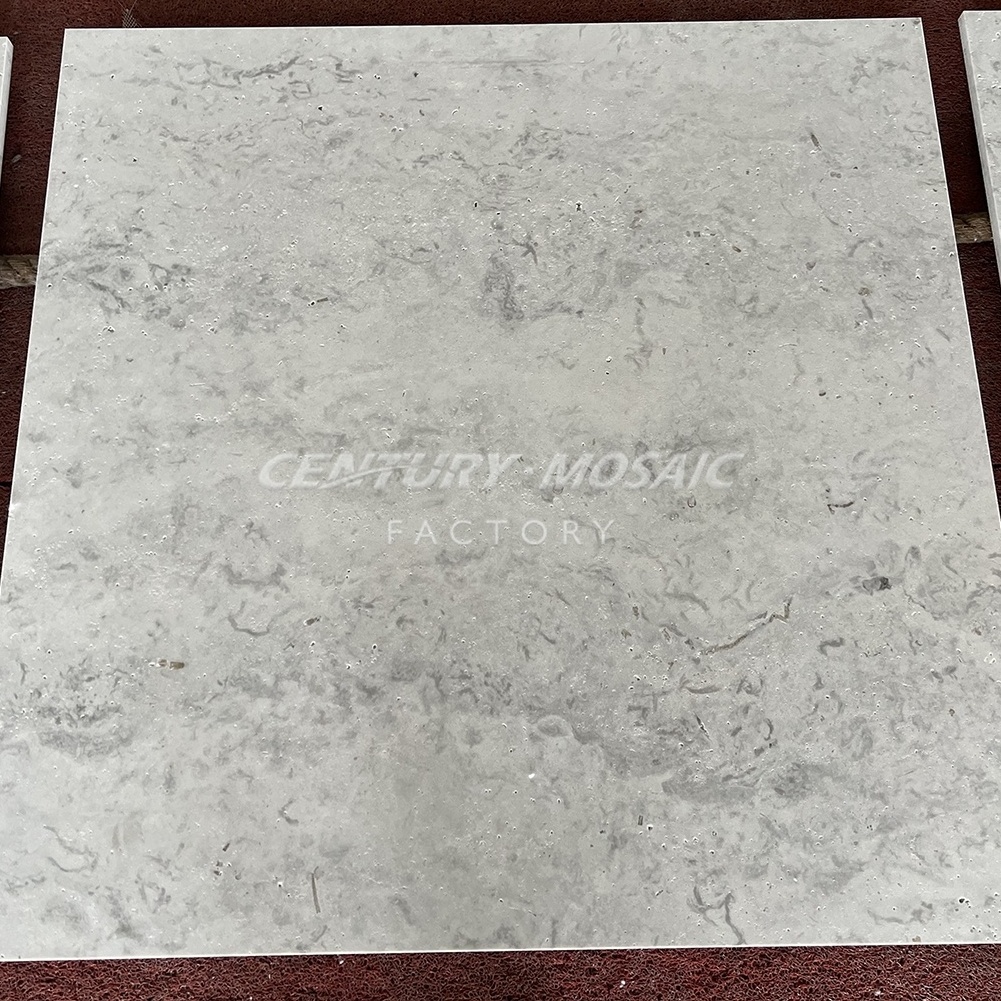 Century Mosaic Travertine Tile 1200*1200 Light Beige Stone 48x48 Lvory Travertine Tile Flooring