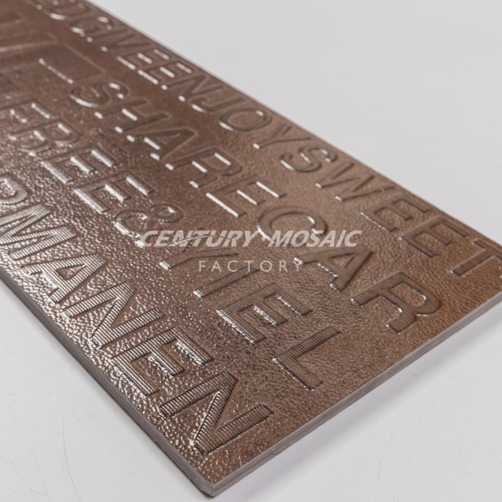 Centurymosaic Ceramic Tile Metal Look 220x600mm Brick Glaze Ceramic Tile Factories Price