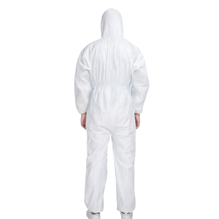 SF 55gsm disposable hazmat coverall suit protection uniform coverall overalls