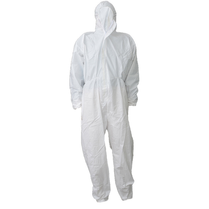 SF 55gsm disposable hazmat coverall suit protection uniform coverall overalls